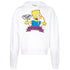 Off-White Bart Logo Oversized Fit White Hoodie M